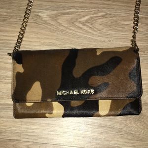 Michael Kors Calf Hair Camo Crossbody